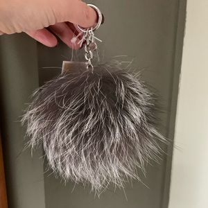 Michael Kors Lg Fur Pom Pom NWT